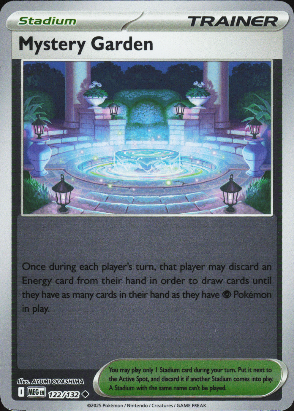 Mystery Garden 122/132 - Mega Evolution Base