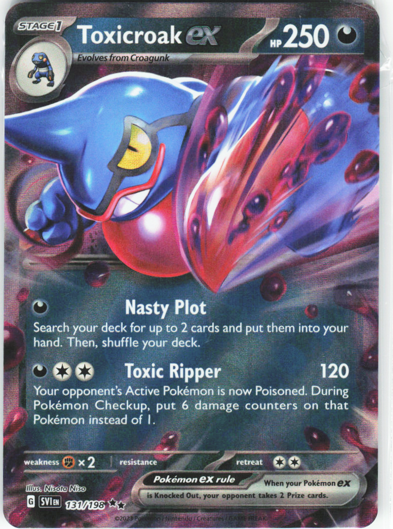 Toxicroak ex 131/198 - Scarlet & Violet Base
