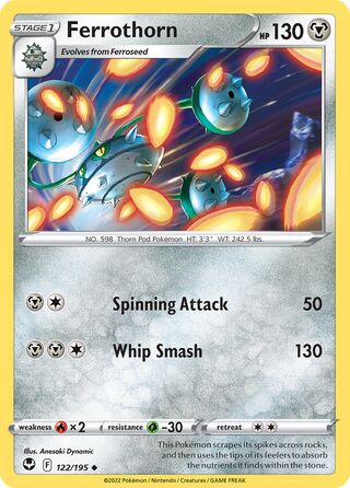 Ferrothorn 122/195 - Silver Tempest