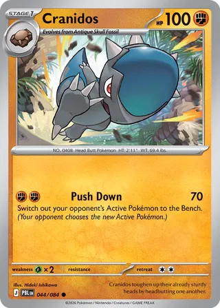 Cranidos 044/084 - Pitch Black