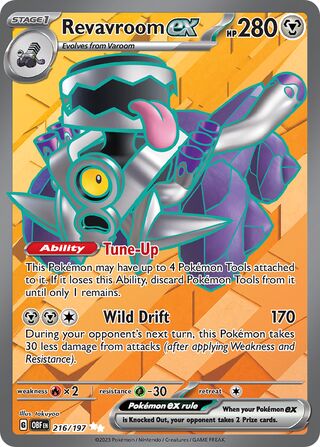 Revavroom ex 216/197 - Obsidian Flames