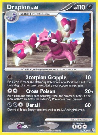 Drapion 15/100 - Stormfront