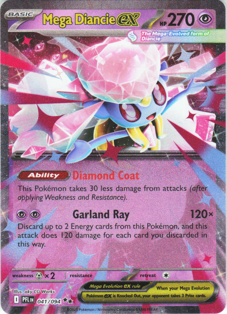 Mega Diancie ex 041/094 - Phantasmal Flames