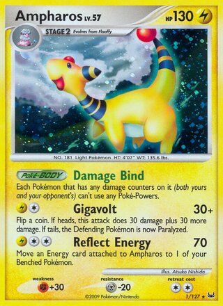 Ampharos 1/127 - Platinum
