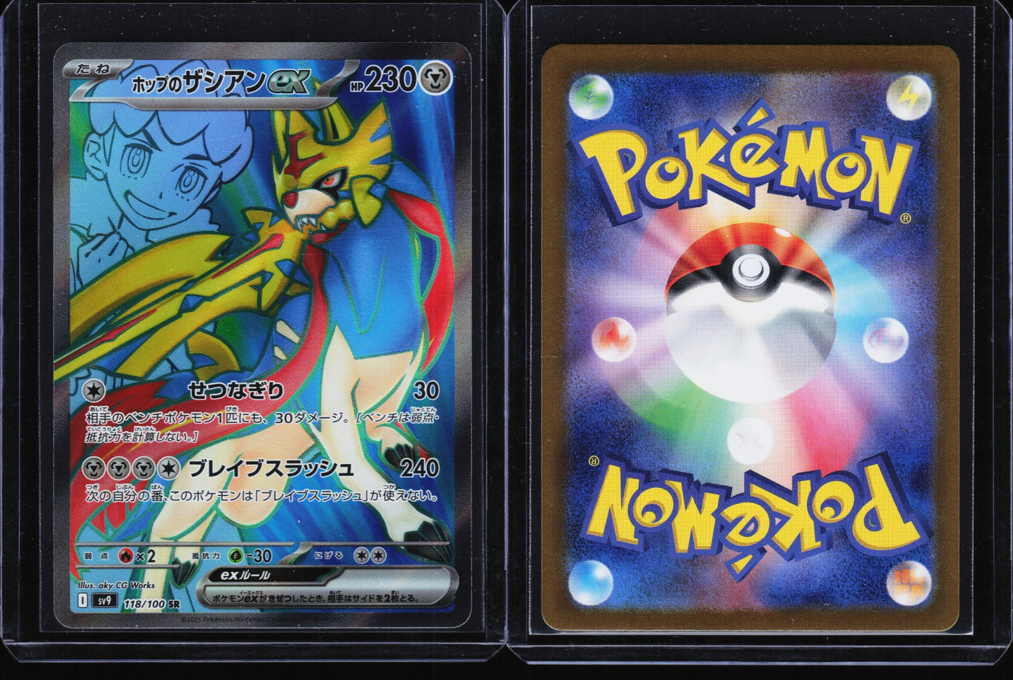 Hops Zacian ex Battle Partners 118/100