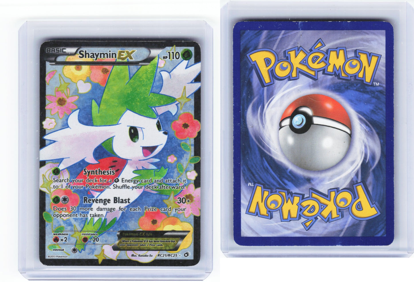 Shaymin-EX RC21/RC25 - Legendary Treasures