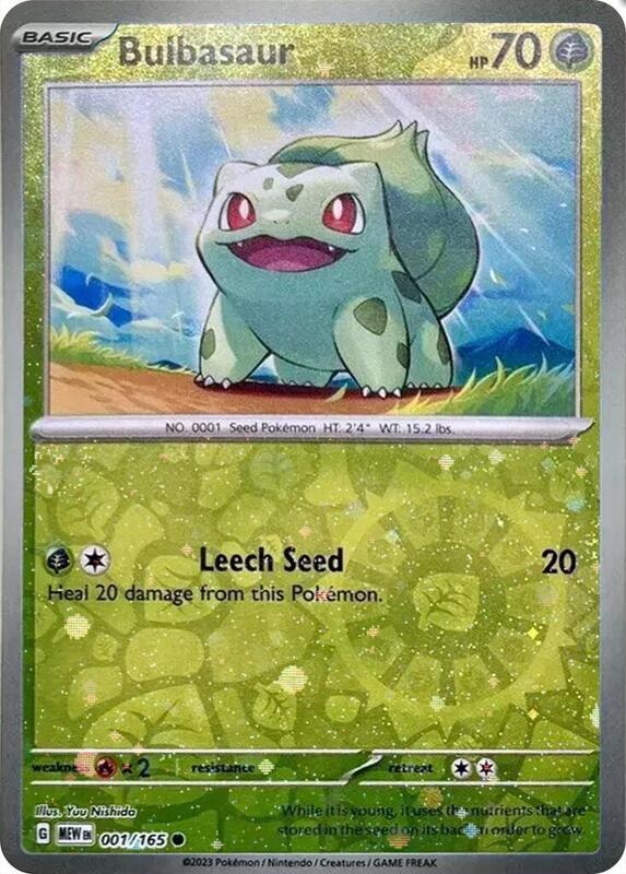 Bulbasaur Reverse Cosmos Holo Costco Exclusive 1 - Miscellaneous Promos
