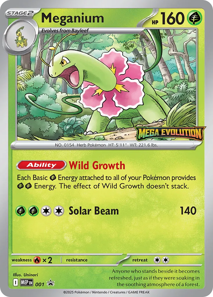 Meganium 1 - Mega Evolution Promos