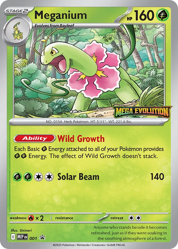 Meganium 1 - Mega Evolution Promos