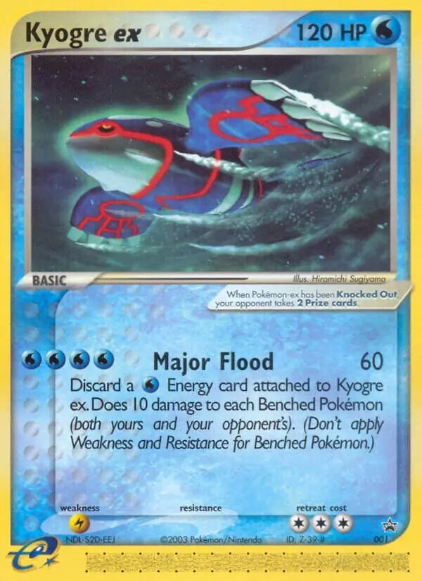 Kyogre ex 1 - Nintendo Black Star Promo