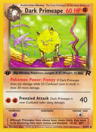 Dark Primeape 43/82 - Team Rocket