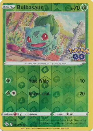 Bulbasaur 001/078 - Pokémon GO