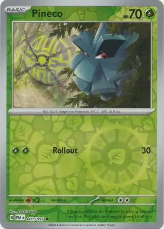 Pineco 001/091 - Paldean Fates