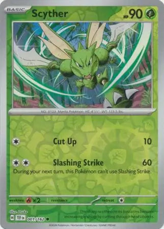 Scyther 001/162 - Temporal Forces