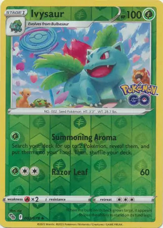 Ivysaur 002/078 - Pokémon GO