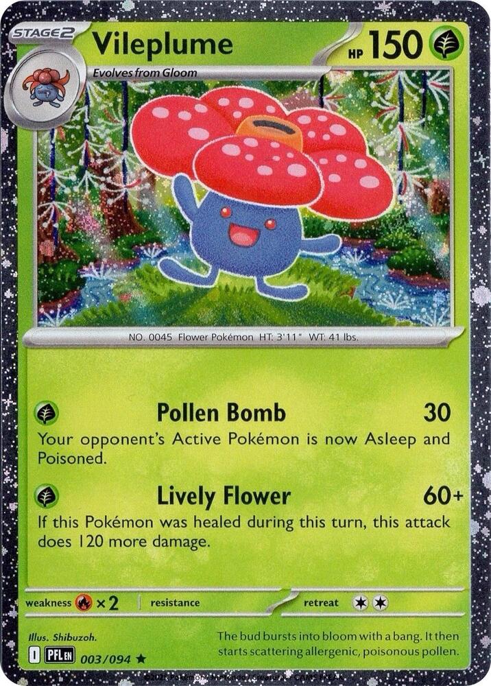 Vileplume Cosmos Holo 3 - Miscellaneous Promos