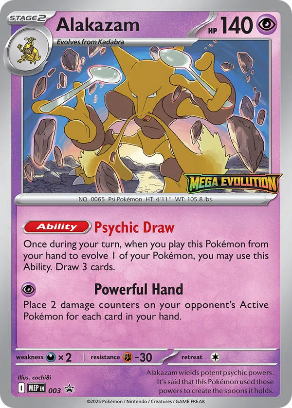Alakazam 3 - Mega Evolution Promos