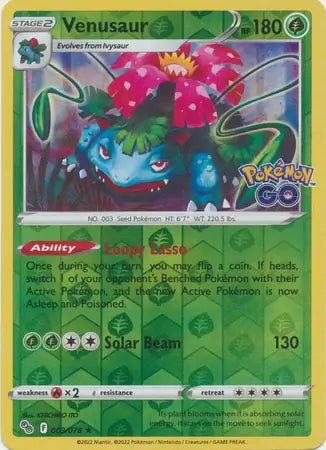 Venusaur 003/078 - Pokémon GO