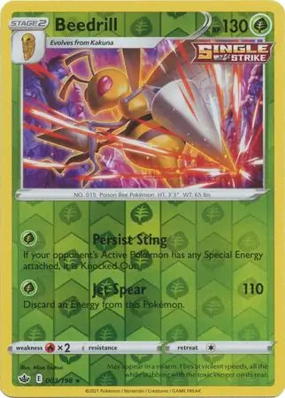 Beedrill 003/198 - Chilling Reign