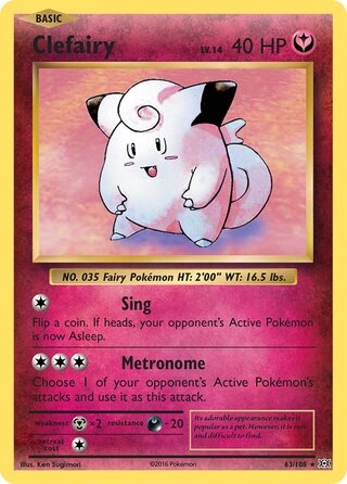 Clefairy 63/108 - Evolutions