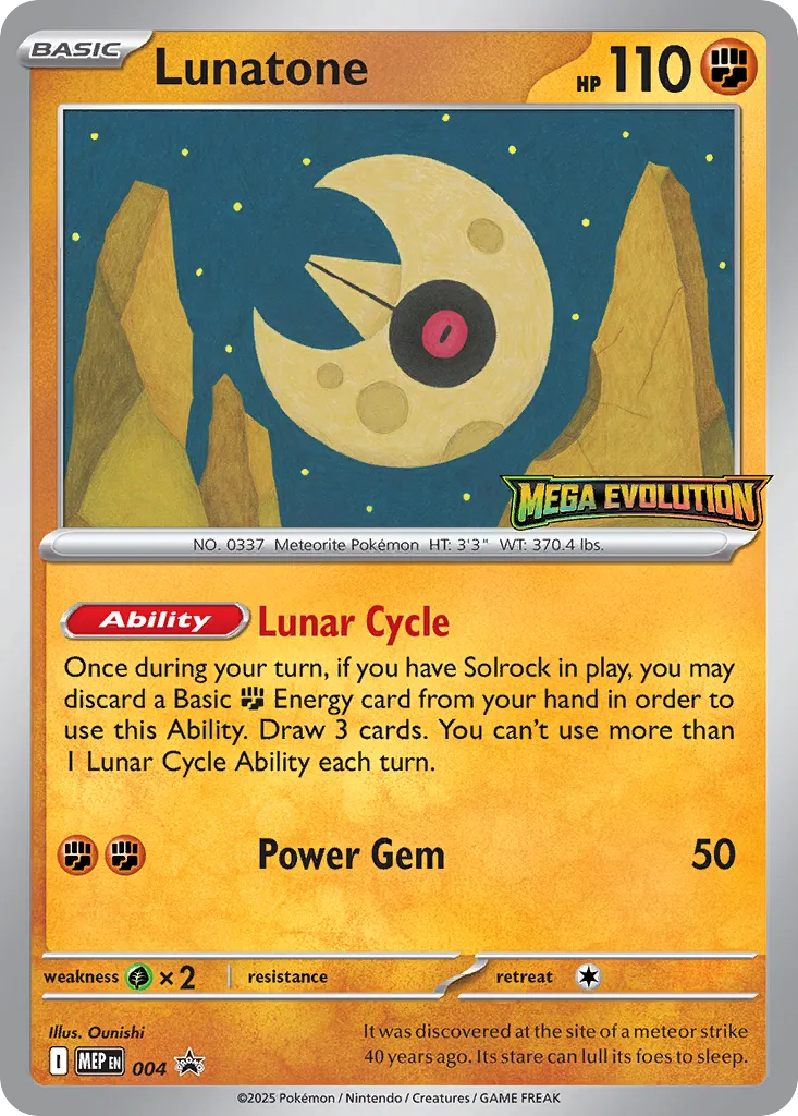 Lunatone 4 - Mega Evolution Promos