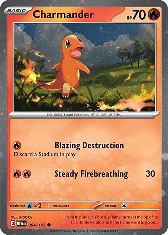 Charmander Cosmos Holo 4 - Miscellaneous Promos
