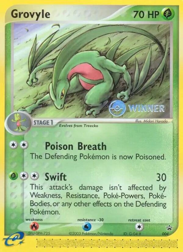 Grovyle 4 - Nintendo Black Star Promo