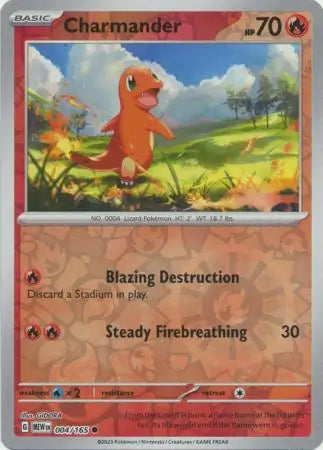 Charmander 004/165 - Scarlet & Violet 151