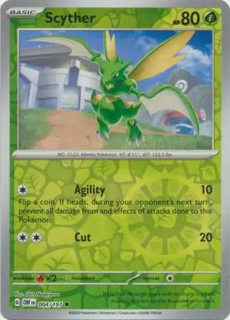 Scyther 004/197 - Obsidian Flames