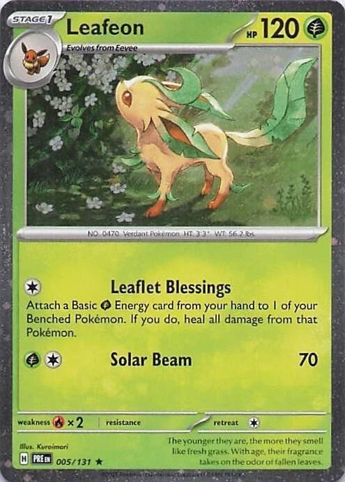 Leafeon Cosmos Holo 5 - Miscellaneous Promos