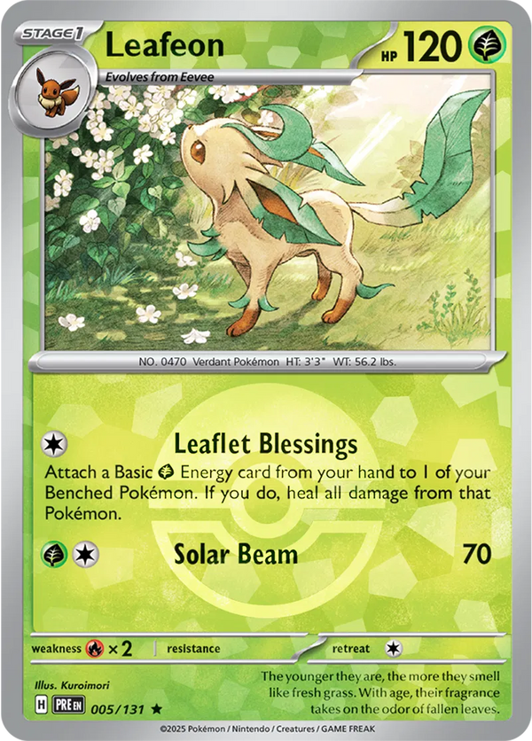 Leafeon 005/131 - Prismatic Evolutions