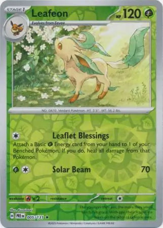 Leafeon 005/131 - Prismatic Evolutions