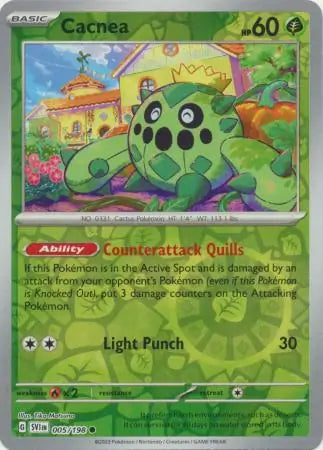 Cacnea 005/198 - Scarlet & Violet Base