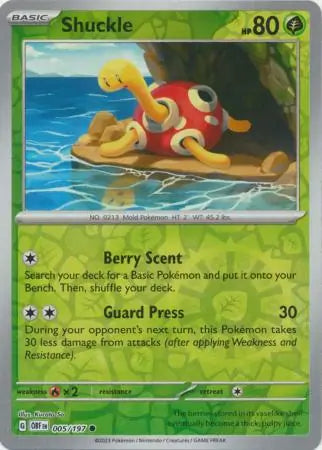 Shuckle 005/197 - Obsidian Flames