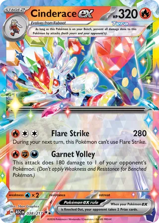 Cinderace ex 038/217 - Ascended Heroes