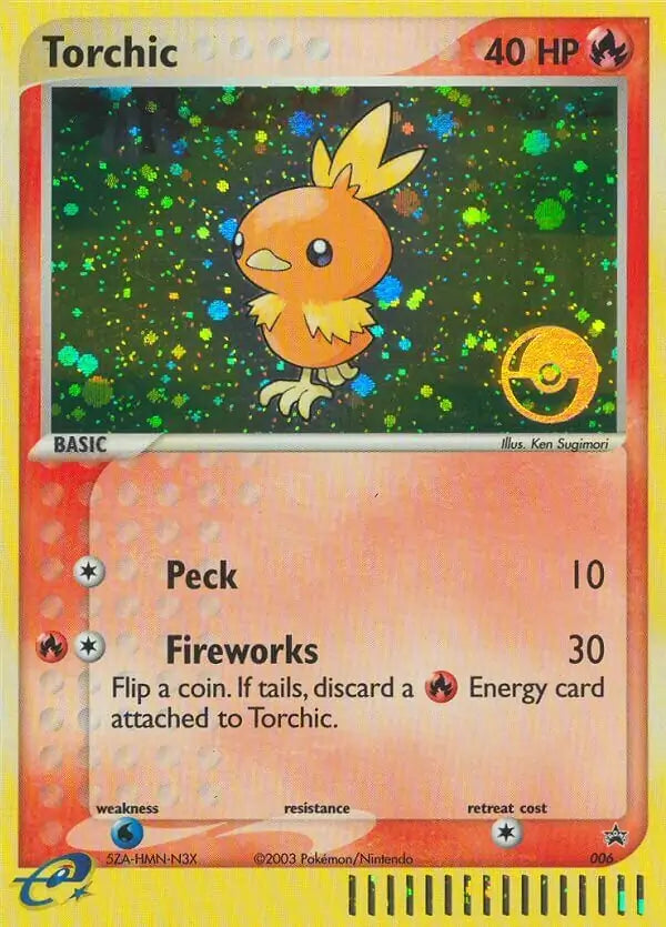 Torchic 6 - Nintendo Black Star Promo