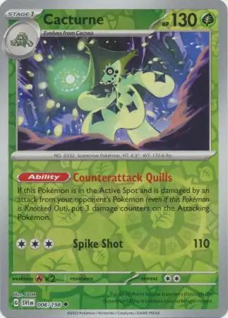 Cacturne 006/198 - Scarlet & Violet Base