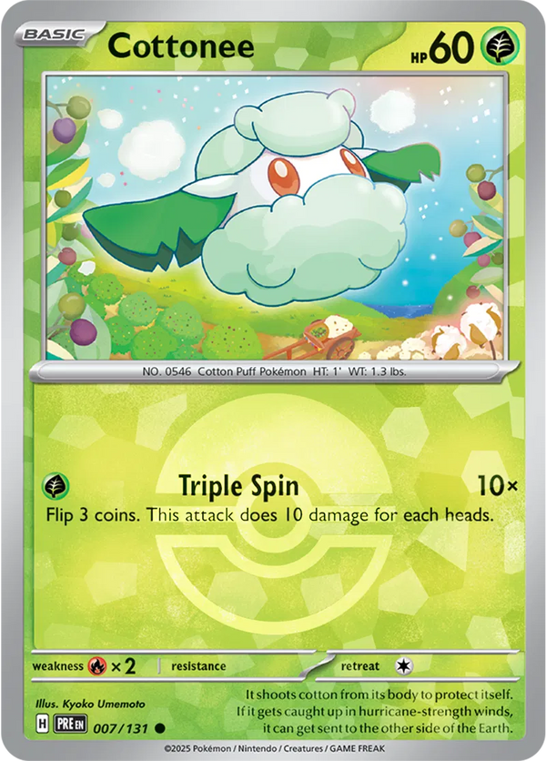 Cottonee 007/131 - Prismatic Evolutions
