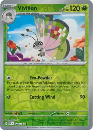 Vivillon 007/191 - Surging Sparks