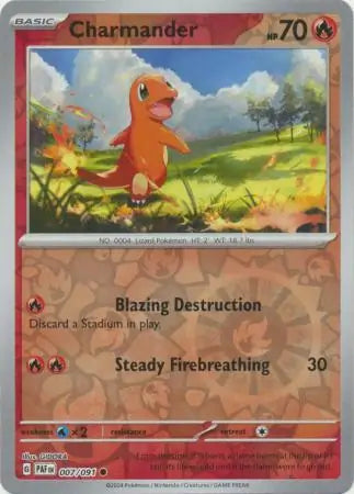 Charmander 007/091 - Paldean Fates