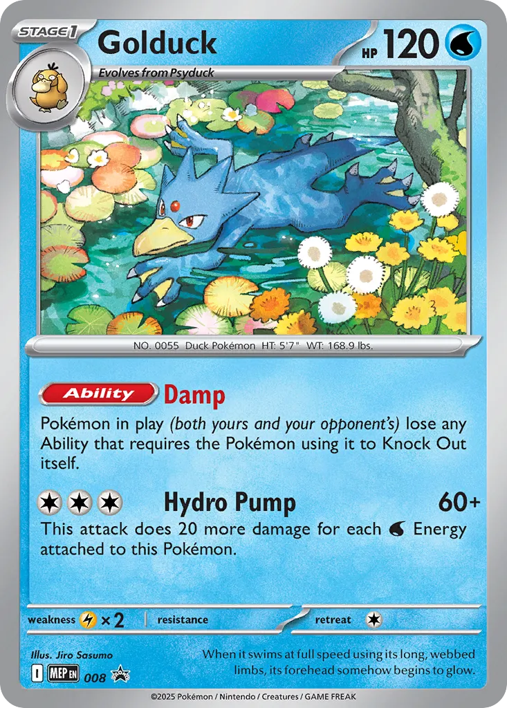 Golduck 8 - Mega Evolution Promos