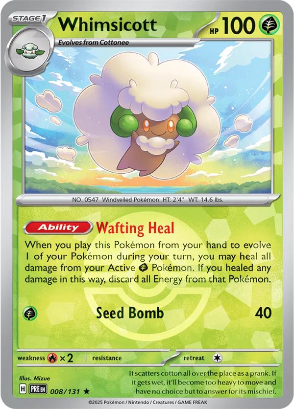 Whimsicott 008/131 - Prismatic Evolutions