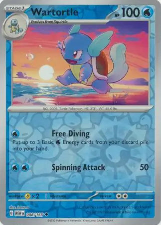 Wartortle 008/165 - Scarlet & Violet 151