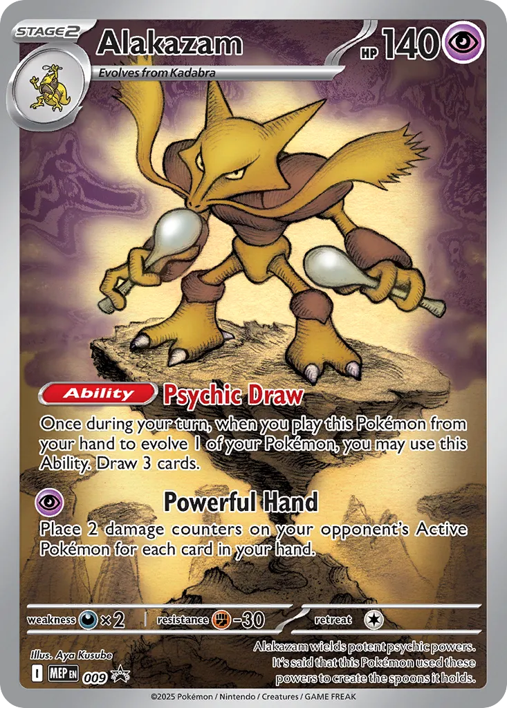 Alakazam 9 - Mega Evolution Promos