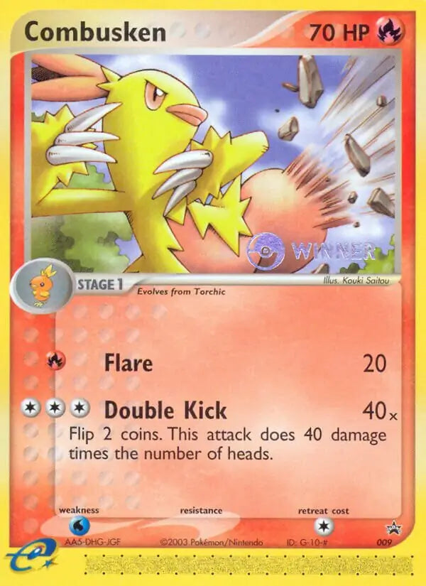 Combusken 9 - Nintendo Black Star Promo