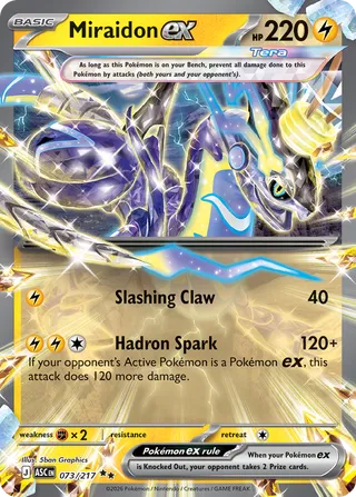 Miraidon ex 073/217 - Ascended Heroes