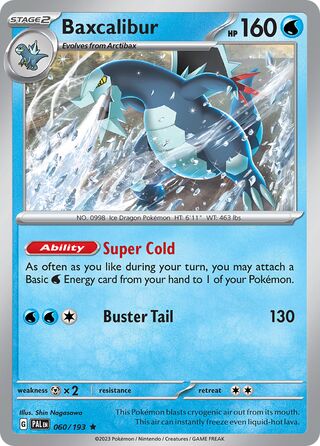 Baxcalibur 060/193 - Paldea Evolved