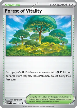 Forest of Vitality 117/132 - Mega Evolution Base