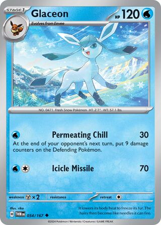 Glaceon 054/167 - Twilight Masquerade