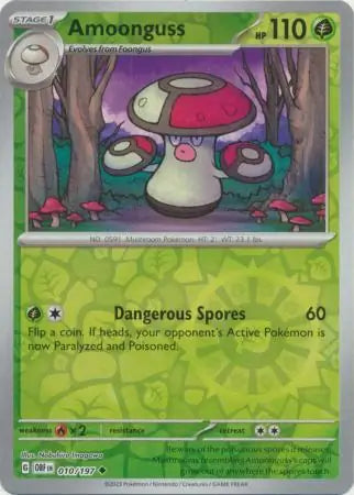 Amoonguss 010/197 - Obsidian Flames